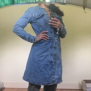 Denim Longline Jacket
